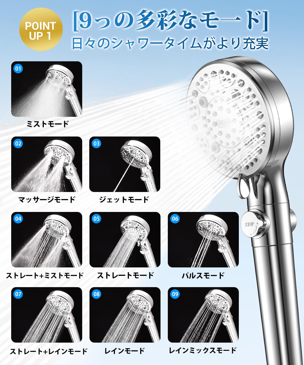 Amazon.co.jp: AQielev シャワーヘッド マイクロナノバブル 【2025業界